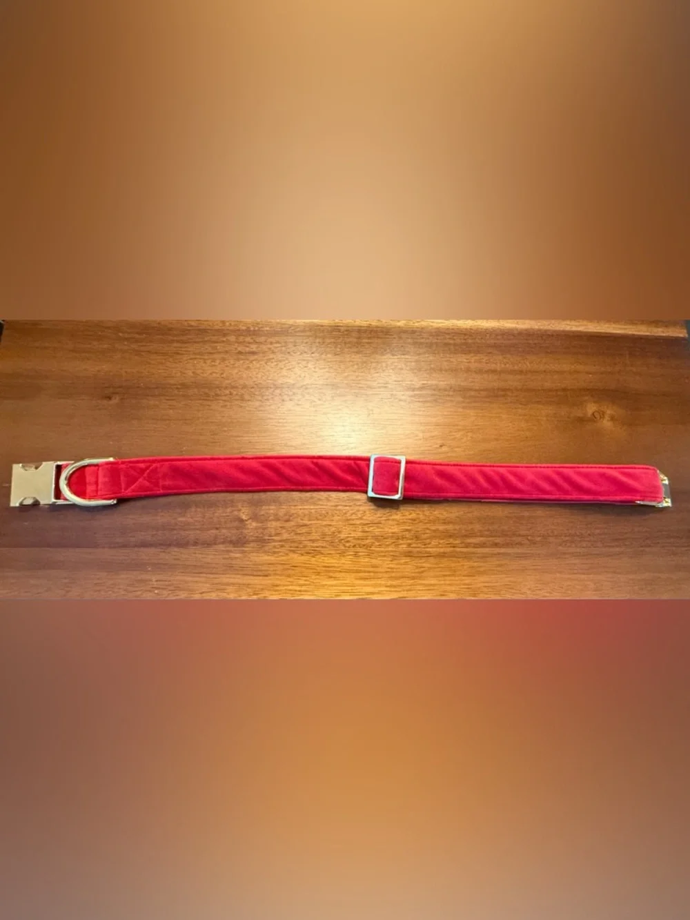 NWT! The Foggy Dog Red Velvet Dog Collar